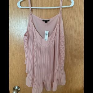 Banana Republic XL Blush Pink Flowy Layered Cami